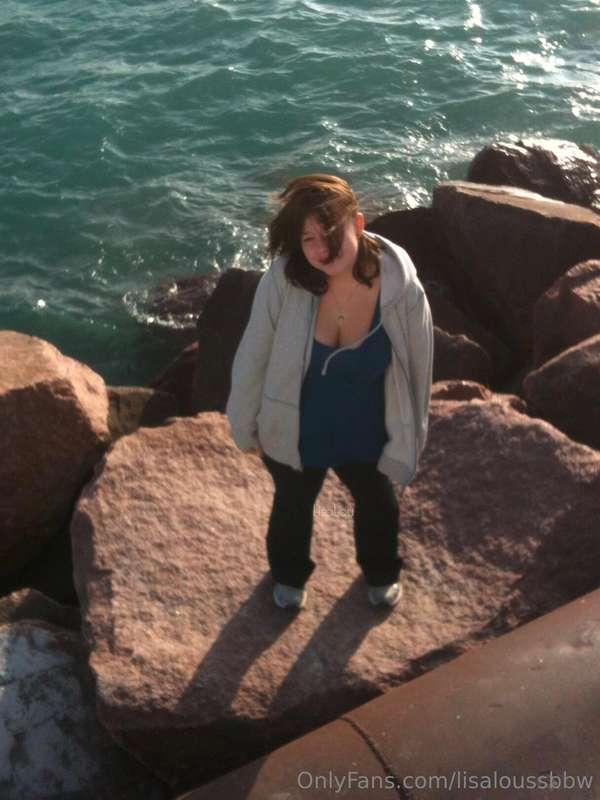 There’s no way I could get down to those rocks now… I can ba..