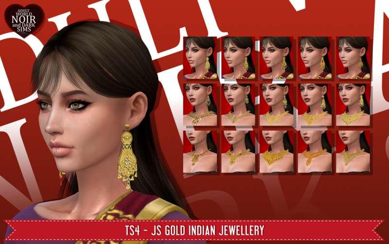 TS4 - [JS] Gold Indian Jewellery