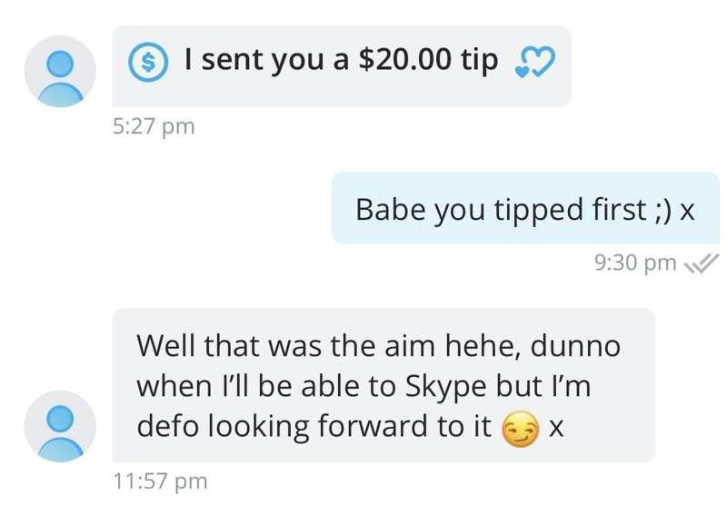 Winner of the Skype call! 😍 I can’t wait♥️