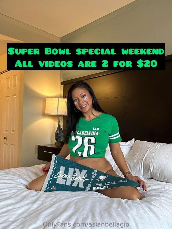 In celebration on my Eagles being in the Super Bowl, I want ..