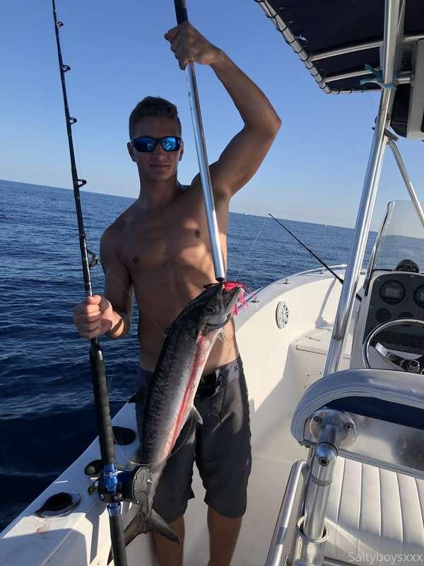 I was just bout to whip out my dick and the first king fish ..