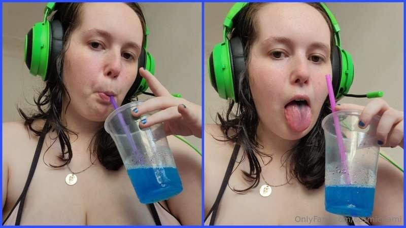Drinking and consuming smurf fluids