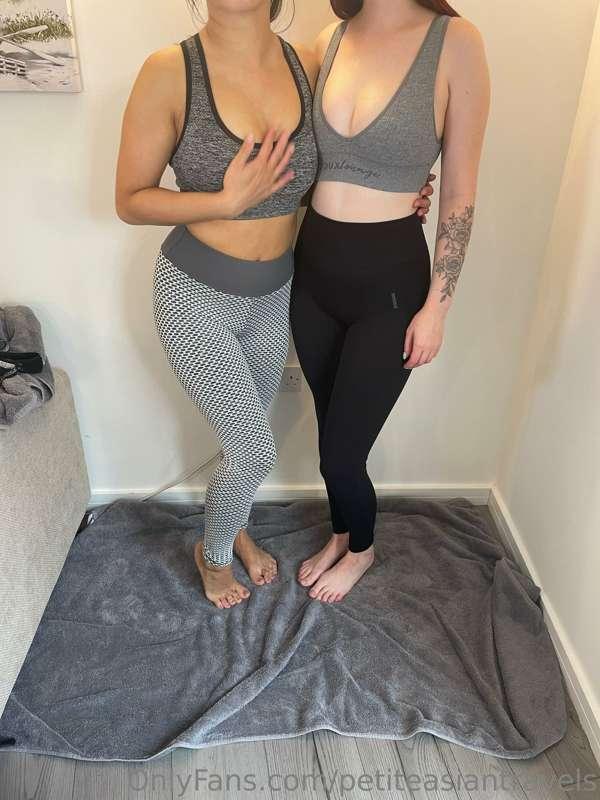Just 2 cute Gym girls