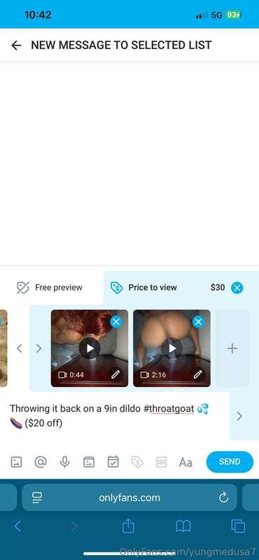 Check your DM ♥️ (9in dildo)