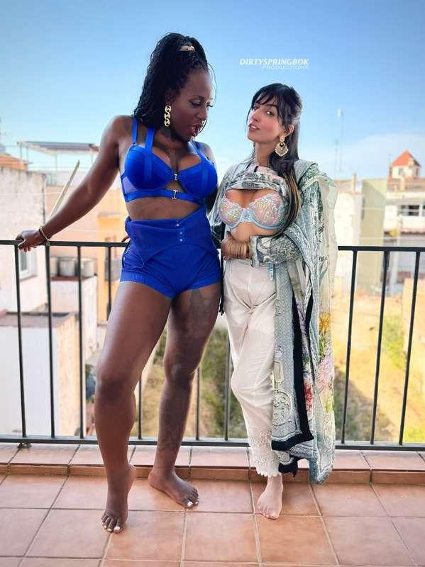 I just had to see @josy.black in her lingerie, so I showed h..