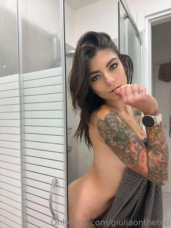 would you join me in the shower or nahh?