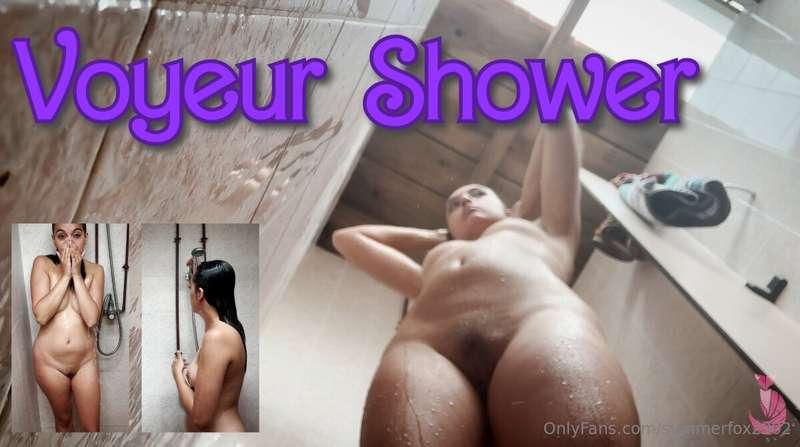 I was having a naughty shower but I had no idea that you wer..