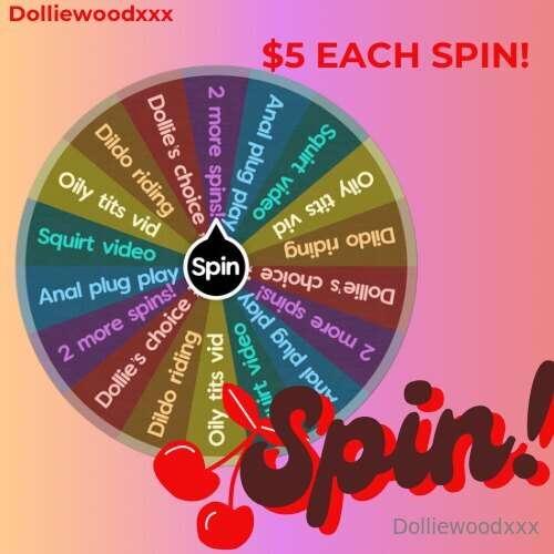 Tip $5 to spin / $8 for 2 spins 