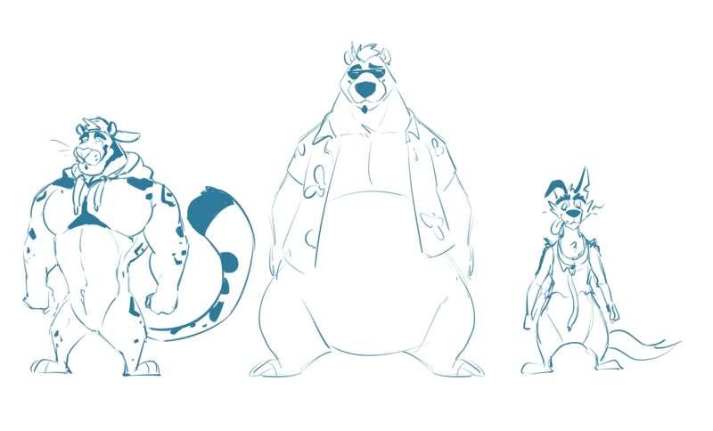 Mascot Sketches.