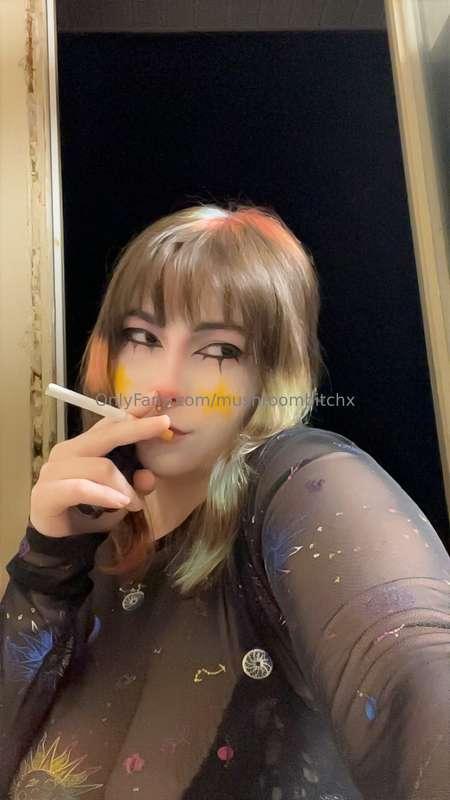 Where should galaxy blow her smoke?
