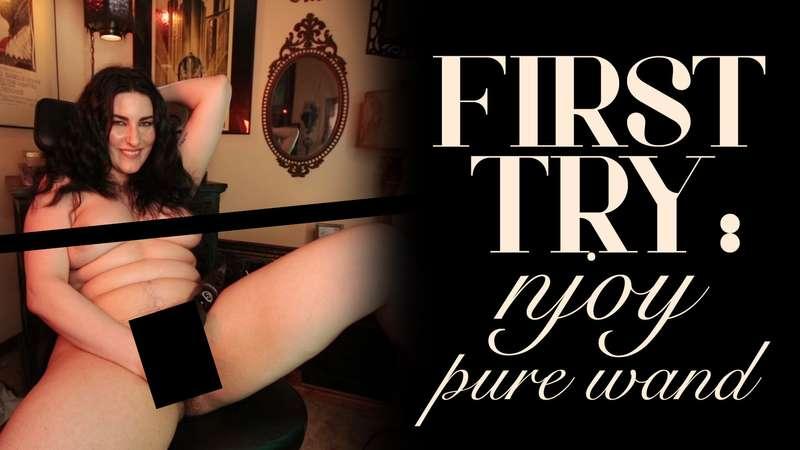 "First Try: njoy Pure Wand G-Spot Stimulator"
I've had my nj..