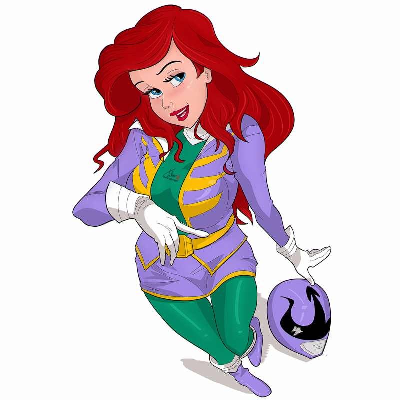 Ariel x Purple Ranger