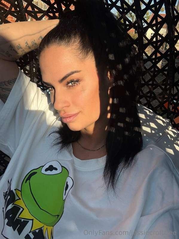 wonder what Kermit's hiding 👀