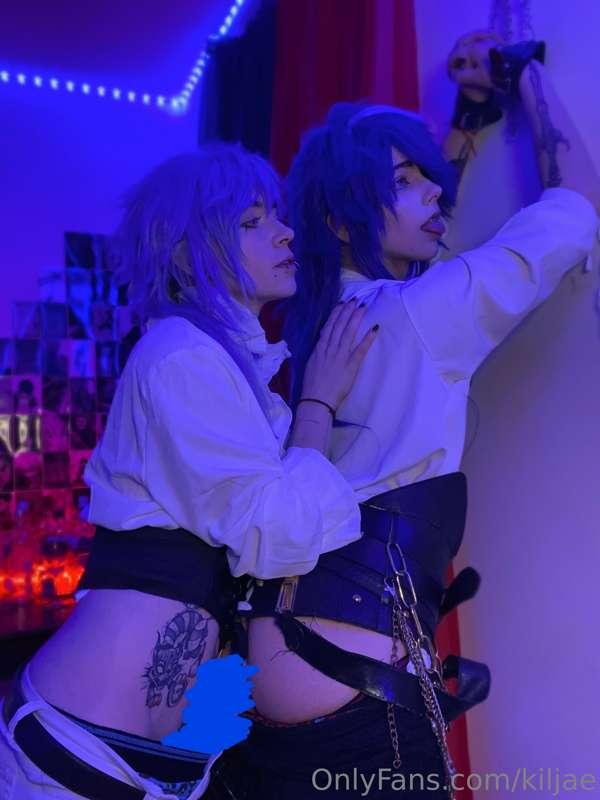 ayato and kaeya because why not, theyre whores