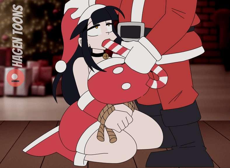 Audrey Christmas Gif