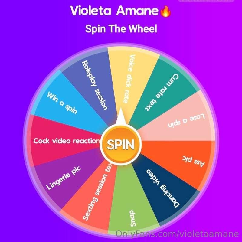 First ever Spin the Wheel!  🔥 Let's have fun 🔥  1 SPIN $7 2 ..