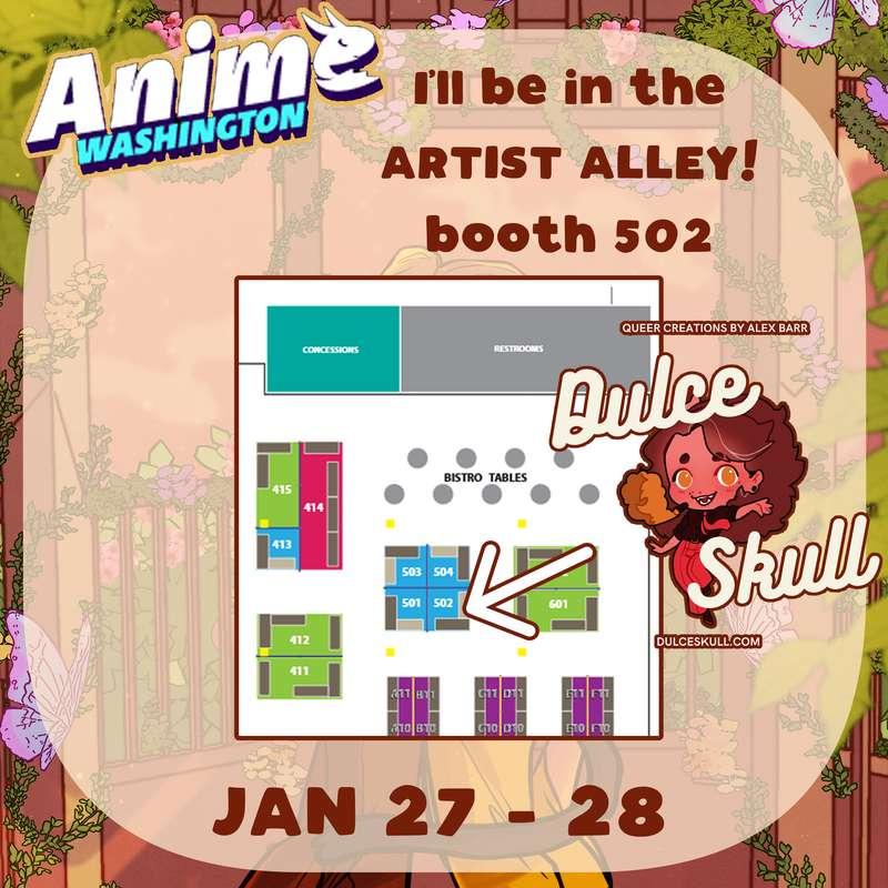 Anime Washington Artist Alley!