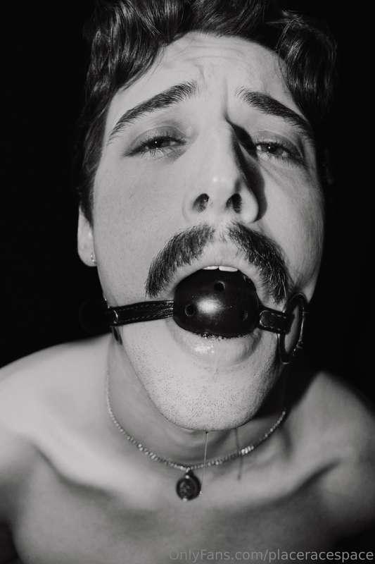 @milesjlevitt looks cute af gagged and on his knees😈
