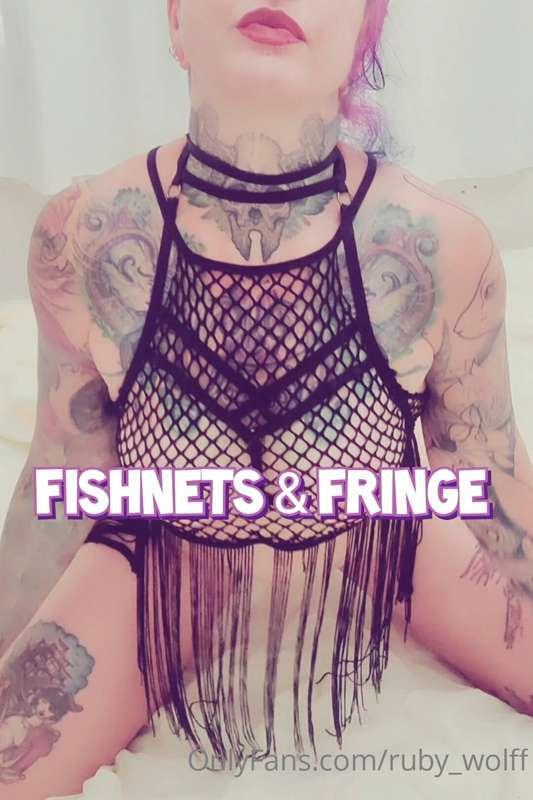## Fishnet & Fringe
Would you leave the top on or take it of..