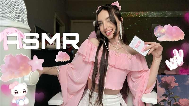 Early Release: ASMR Hangout Sesh 🌸 ( Nail Application, Fast Tapping, Nail Clicking, Rambling + )