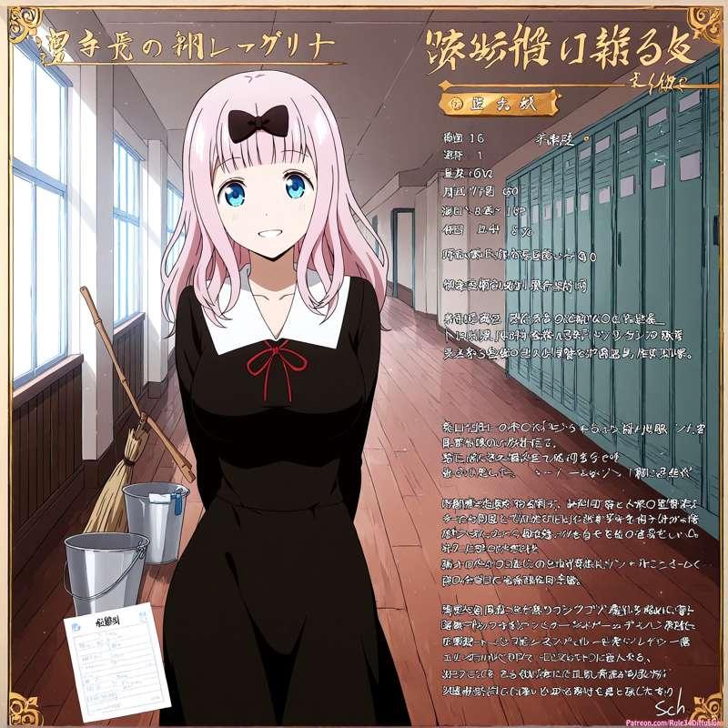 Chika Fujiwara of Kaguya-sama Love is War Sexy Poses [Gen 2.5]