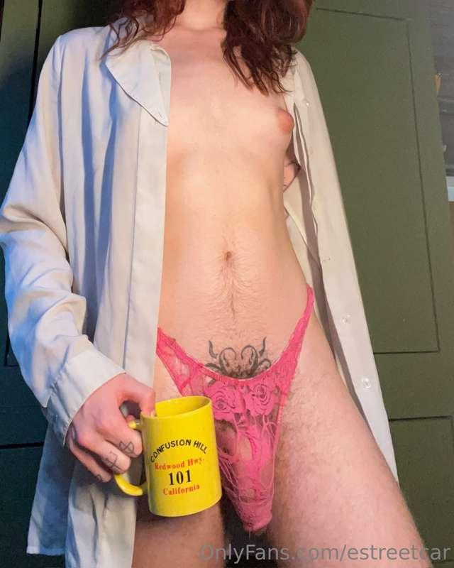 you said you like cream in your coffee, right?