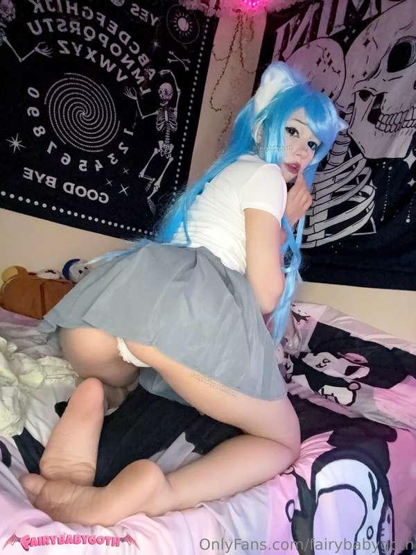 By no means swipe left to lift my skirt, u perv 🫣  ***Liking..