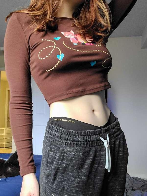 Felt sexy this morning ^_^  hope you don't mind the bed head..