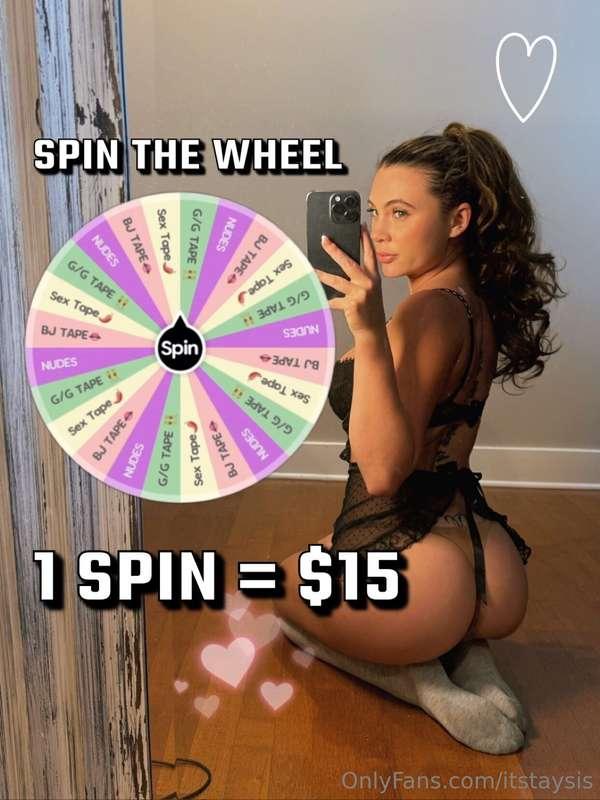 ***SPIN THE WHEEL FOR A DISCOUNTED PRIZE 😈***  **1 Spin = $1..