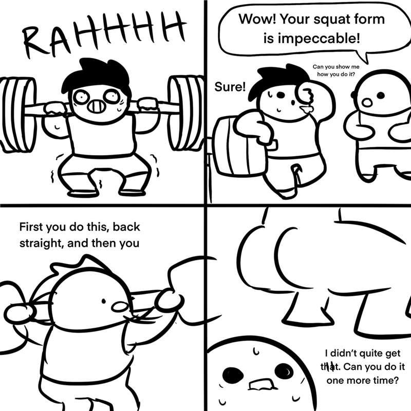 Squats (BRAIN FART COMIC)