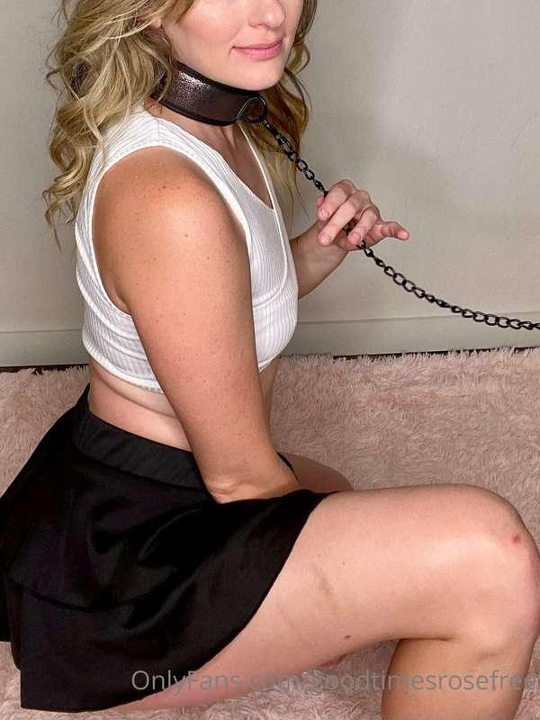 Hubby keeps me on a short leash 😉