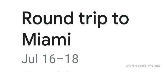 I’ll have just a little bit of time in Miami 🥰❤️😘✨