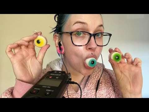 📣 EARLY ACCESS 📣 ASMR Gummy EYEBALL Eating/Mouth Sounds [MOSTLY LOFI] 👁
