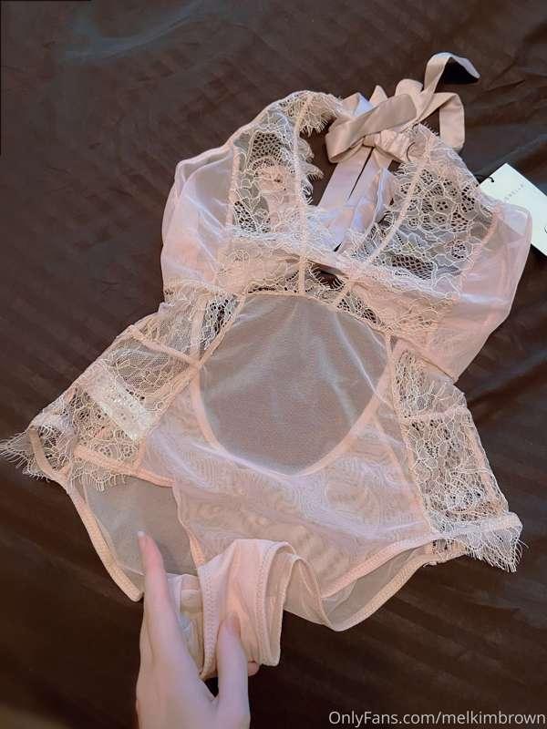 Very pretty, sheer, soft chiffon and lace and satin lingerie..
