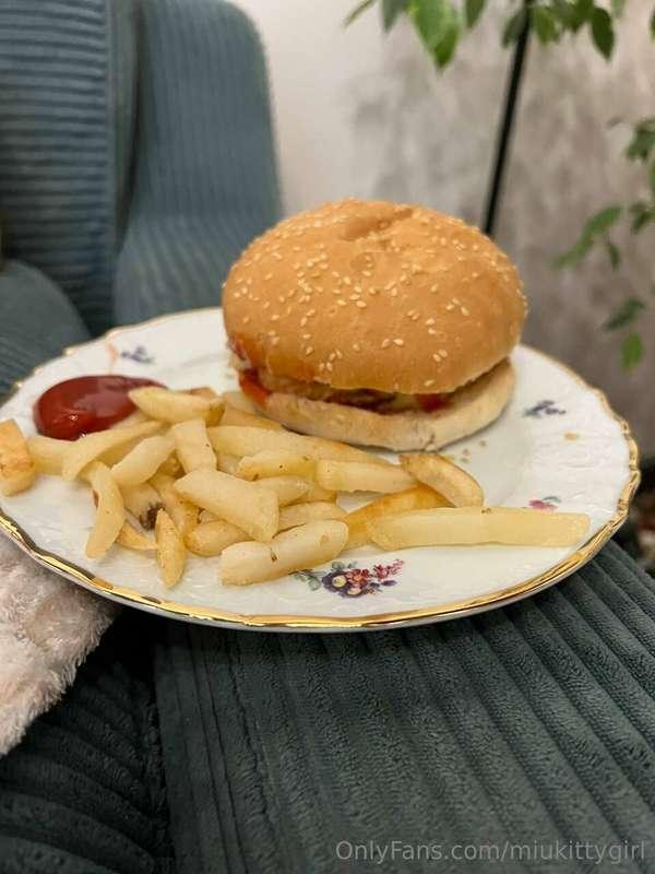 Sometimes I allow myself a little more and break my diet, he..
