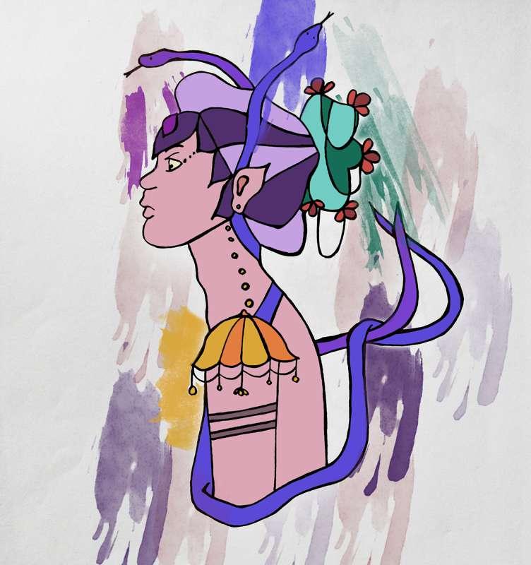 The Snake Goddess 🐍💜