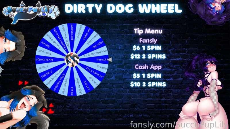 spin wheel game! thought this would be fun to play with everyone! just tip and ill spin! 