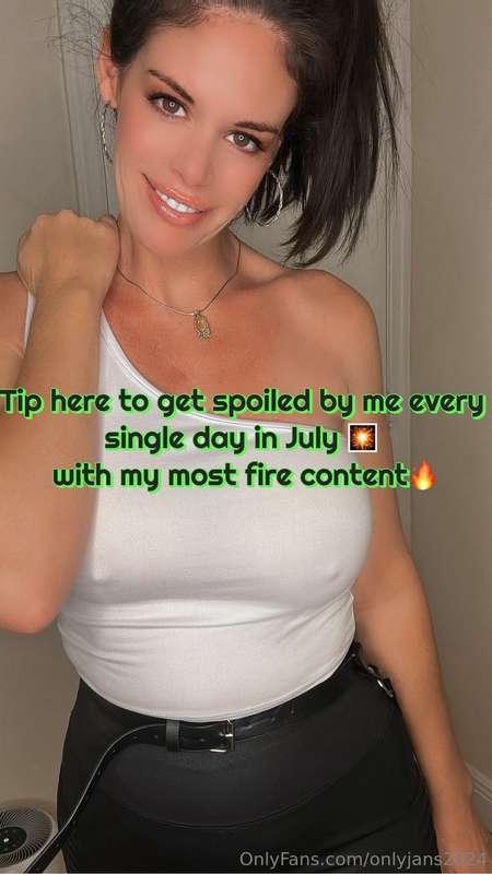 😘Janna’s July ADVENT CALENDAR!!!😘  💕Tip under this post& get..