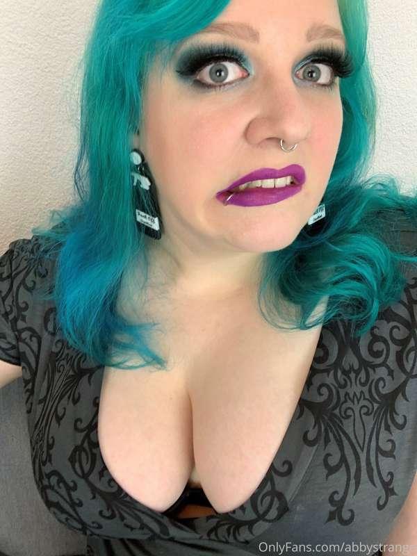 My face when I see just HOW low cut the top is...