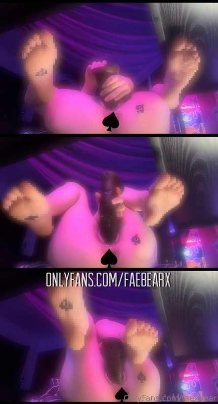 POV.. ur under my desk watching as i pound my lil hole with ..