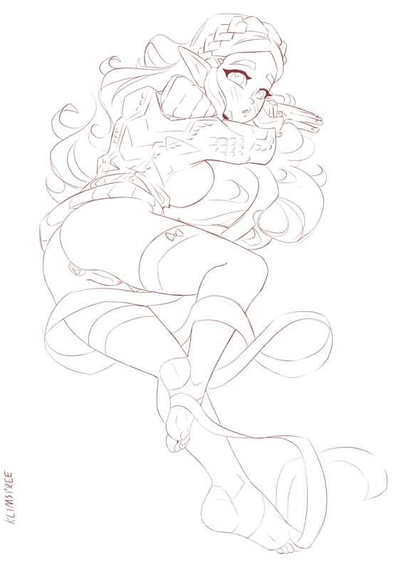 A random holiday elf WIP 