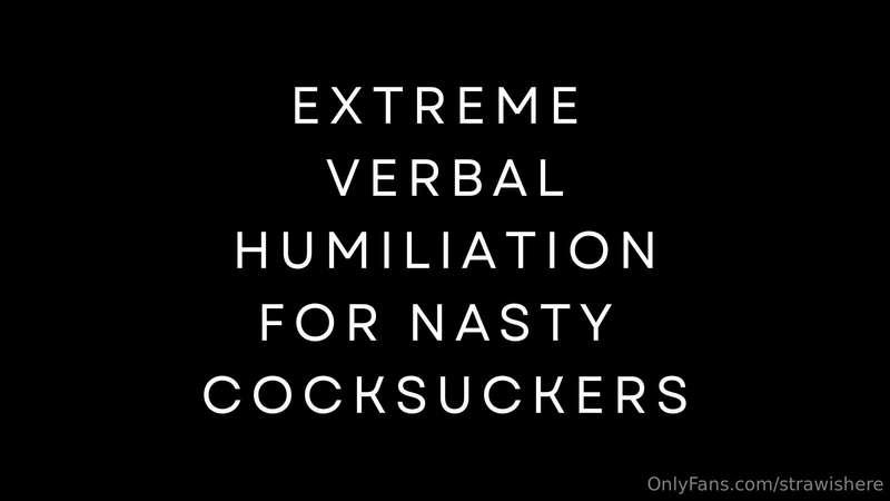 Content Warning: Extreme gay humiliation