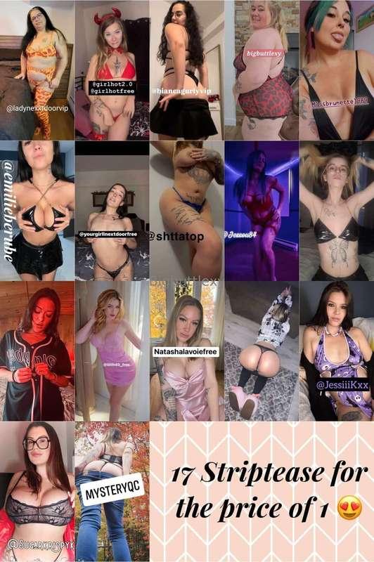If you like striptease, you will love this bundle ! 17 Strip..