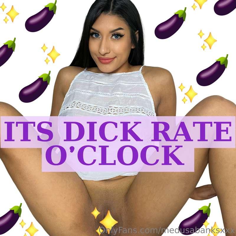 ⏱𝐈𝐓𝐒 𝐃𝐈𝐂𝐊 𝐑𝐀𝐓𝐄 𝐎'𝐂𝐋𝐎𝐂𝐊 🍆Tip me $5 for a basic number rate or..