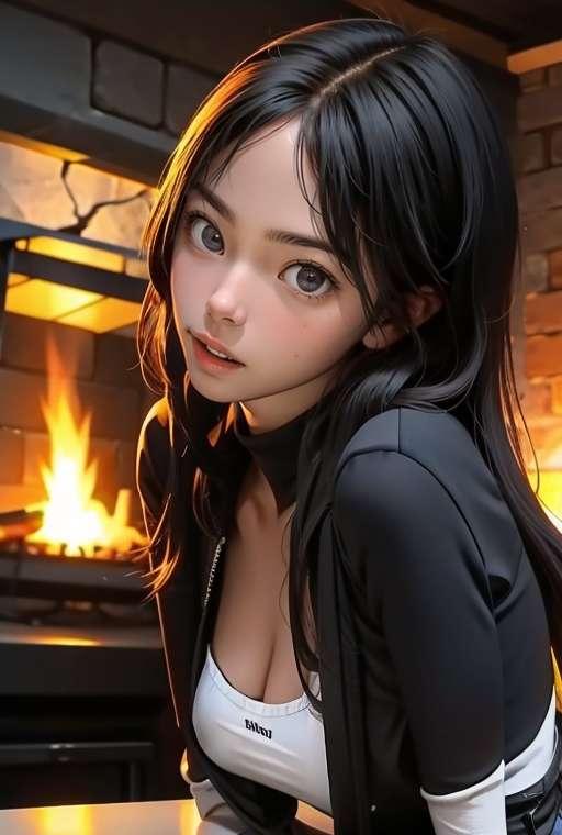 黒髪の女の子