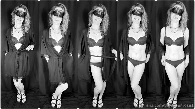 How about a sexy little B&W striptease to get you through yo..