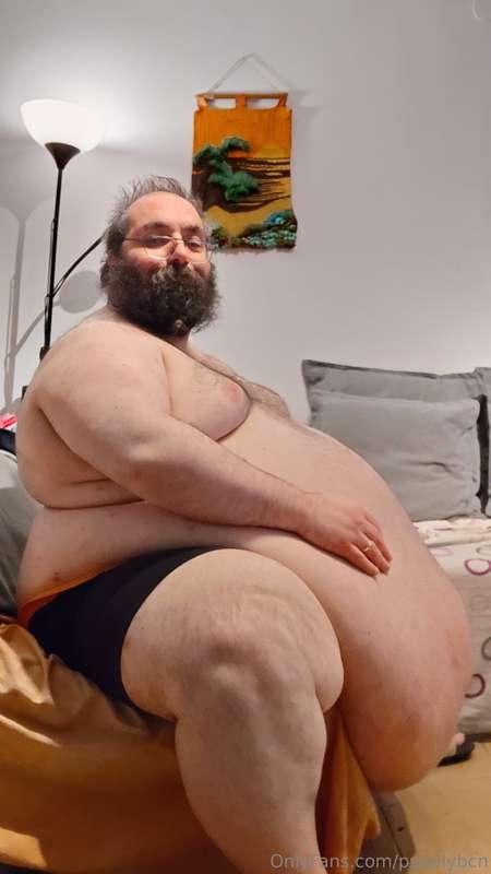 Tummy Tuesday in underwear.