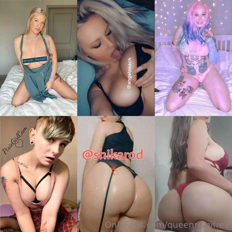 ## 𝐜𝐥𝐢𝐜𝐤 𝐭𝐨 𝐜𝐮𝐦 👇🏼 
🧞 @rach_thetall1 🧞
@angelpeach🤍
🦄 @queen..