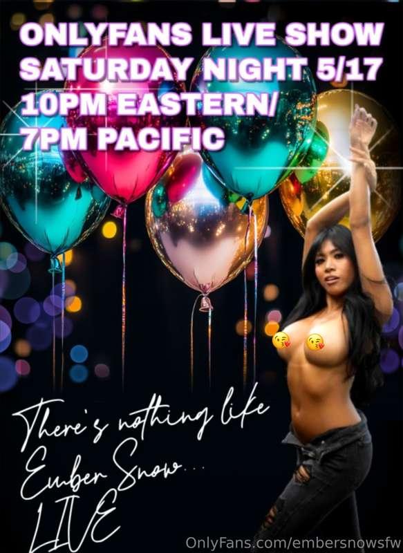 Join my VIP Onlyfans RIGHT NOW to be there for my Live Show ..