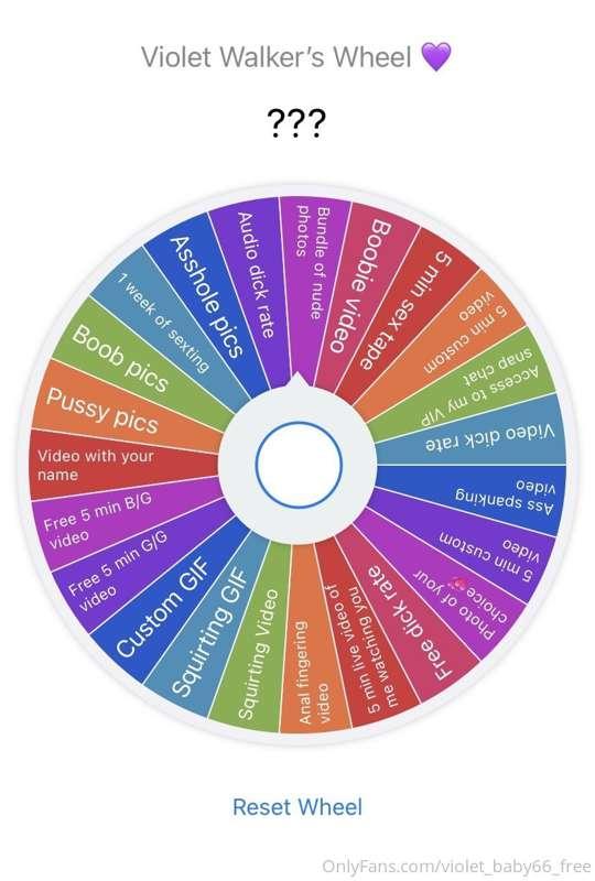 Feeling lucky? 🍀 tip me $10 for 1 spin and $20 for 3 spins!!..